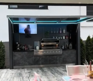 Cocina Modular Exterior Pequeña y Moderna de Diseño Personalizado, Casa Contenedor Móvil Prefabricada, Eléctrica, de Acero Inoxidable, Ecológica - Product Image 3