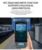 Lector RFID LF 134,2 kHz 125kHz PDA de mano resistente con software de terminal de datos móvil Android SDK gratuito para gestión de animales