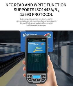 Lector RFID LF 134,2 kHz 125kHz <span class=keywords><strong>PDA</strong></span> de mano resistente con software de terminal de datos móvil Android SDK gratuito para gestión de animales - Product Image 5
