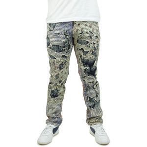 Diznew denim jeans tùy chỉnh thêu thiết kế thời trang dạo phố căng mỏng phù hợp với quần jean nam cao cấp - Product Image 1