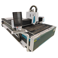 Mesin Pemotong Laser Serat Industri untuk Logam Sistem Kontrol Cerdas Cypcut 3-Axis Berpendingin Air Akurasi Tinggi AI/PLT