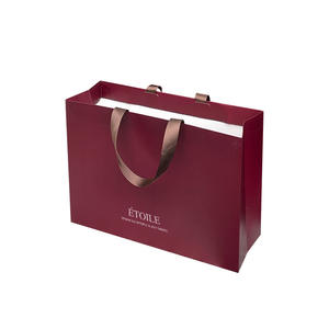 Magasin <span class=keywords><strong>de</strong></span> vêtements pour femmes écologique haut <span class=keywords><strong>de</strong></span> gamme emballage cadeau panneau ivoire sac en papier blanc Durable conception réutilisable pour Salon - Product Image 1