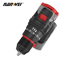 Perceuse sans fil 20V avec vitesse variable, mandrin et embout sans clé pour le métal, le bricolage et l'usage domestique, alimentation par batterie, personnalisable OEM