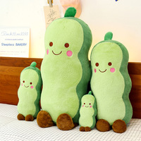 En gros, Grande peluche coussin de corps en forme d'avocat - Coussin de câlin en forme de gousse de pois, jouet en peluche