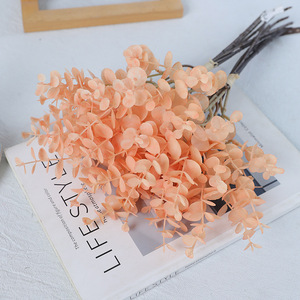 ช่อดอกยูคาลิปตัสจำลอง Ruilisi 6 ก้าน สีชมพู ทำจากซิลิโคน ดอกไม้ประดิษฐ์สำหรับตกแต่งงานแต่งงานและบ้าน - Product Image 3