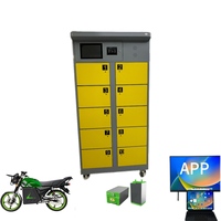 ESINO - Gabinete de Intercambio de Baterías Aislado para Exteriores con 10 Ranuras, Resistente al Frío y Calor Extremos, Estación de Intercambio de Baterías de Litio Inteligente para Bicicletas Eléctricas