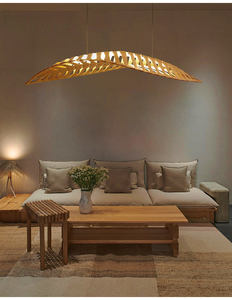 Luminaires lustres de plafond en <span class=keywords><strong>bois</strong></span> pendentif éclairage suspendu lumière en <span class=keywords><strong>bois</strong></span> goutte perle lampe moderne lumières lustre en <span class=keywords><strong>bois</strong></span> <span class=keywords><strong>flotté</strong></span> - Product Image 5