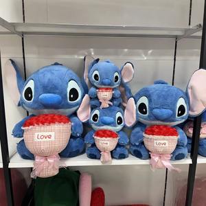 Boneka Stitch dan Angel, Boneka Beruang Stitch Lucu, Isi Kapas PP, Perdagangan Luar Negeri, Hadiah Hari Valentine - Product Image 5
