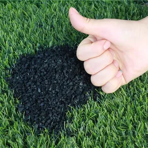 Eco-friendly SBR Rubber Granules para preencher o Artificial Lawn Rubber Crumb para piso Sports Field EPDM