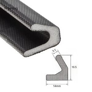 Eco-Friendly V-Shaped PU Polyurethane Foam Weatherstrip <strong>Weather</strong> Stripping &amp; Seal <strong>Strip</strong> for Wooden Door Frame - Product Image 5