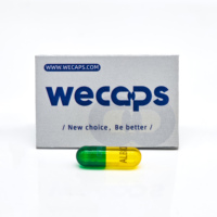 Capsules végétales pharmaceutiques Wecaps, taille 0, qualité pharmaceutique, haute pureté, certifiées HALAL/Kosher