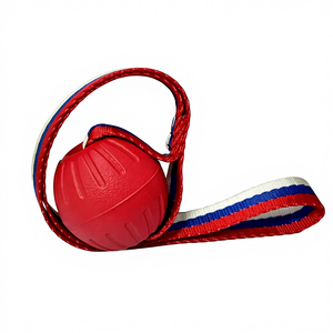 Juguete Interactivo para Perros, Pelota Masticable con Espuma Suave y Cuerda con Bandera, Color Personalizable, para Animales Pequeños - Product Image 2