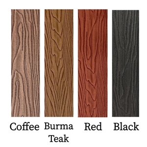 Planches de terrasse en WPC avec système T&G, sans joint, <span class=keywords><strong>languette</strong></span> et rainure, panneaux de terrasse en WPC creux, légers et durables, terrasse extérieure - Product Image 4