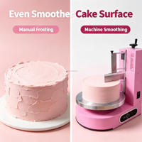 Lisseur électrique pour glaçage de gâteaux, machine à étaler la crème, équipement commercial de décoration de gâteaux