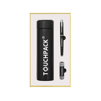 Ensemble cadeau d'affaires de luxe, carnet promotionnel avec porte-stylo, parapluie, audio et clé USB pour la fête des pères, cadeau pour homme