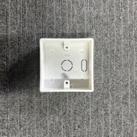 Boîtier de jonction en PVC durable ignifuge pour conduite électrique, 1 à 3 modules, encastré, en plastique, pour interrupteur