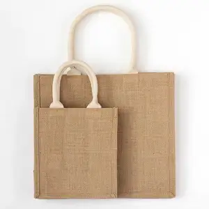 Многоразовая крупная Льняная сумка подходит для покупок, путешествий, свадьбы, Холщовая Сумка с логотипом на заказ