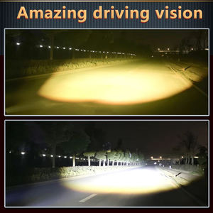 Faro Auxiliar de Motocicleta de Alta Luminosidad de 40w, Resistente al Agua, con Doble Color para Automóvil - Product Image 6