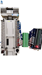 FX2N-48MR-001 PLC ตัวควบคุมลอจิกแบบตั้งโปรแกรมได้ โมดูลควบคุมอุตสาหกรรม ถอดประกอบแล้ว ทดสอบการทำงานอย่างเต็มรูปแบบ ทุกอินเทอร์เฟซในตัว - Product Image 1