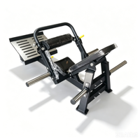 Machine à fessiers Hip Thrust à cadre noir mat durable, directement de l'usine, pour usage commercial en salle de sport, entraînement à domicile et mise en forme corporelle