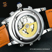 Mode luxe dames montres femmes personnalisé diamant lunette concepteur en acier inoxydable montres mécaniques fabrication