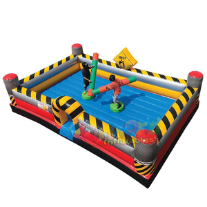 Inflables interactivos justa palos batalla 2-hombre justa inflable gladiador duelo para venta - Product Image 2