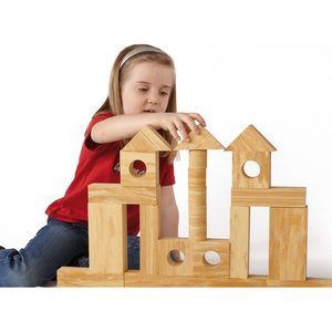 Hot bán <span class=keywords><strong>2025</strong></span> Chất lượng cao xây dựng khối Set EVA hạt gỗ bọt khối xây dựng cho bé - Product Image 1