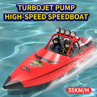 TYXIN 725 20 Km/h haute vitesse Turbojet hors-bord RC jouets refroidissement par eau avec lumières 2.4Ghz 7CH RC bateau extérieur eau enfants cadeaux