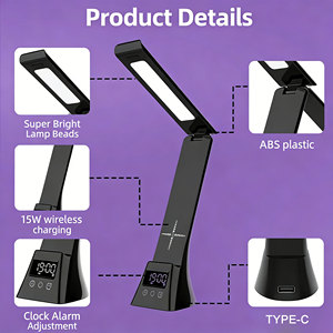 Carga inalámbrica inteligente, lámpara de estudio y lectura plegable multifuncional creativa con protección ocular para uso en m - Product Image 6