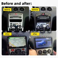 Autoradio GPS Android pour Peugeot 308 308SW 408 2010-2016, Carplay sans fil, écran miroir, multimédia 2Din, stéréo