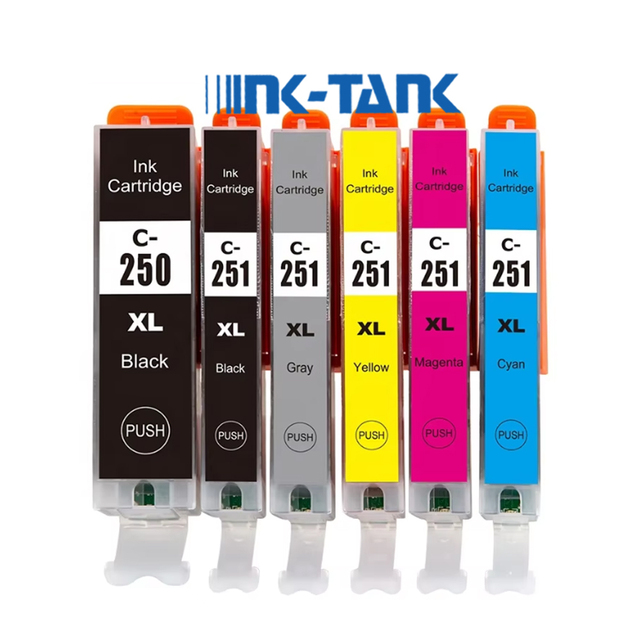INK-TANK PGI-250XL 250XL 250 251 CLI251 CLI-251XL PGI-250 XL Compatible Inkjet Ink Cartridge for Canon PIXMA MX922 MG7520