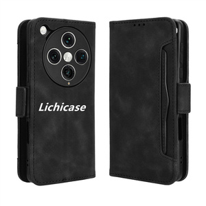 Funda móvil con ranura para tarjeta de crédito Lichicase para OnePlus Nord N30 <span class=keywords><strong>N20</strong></span> N200 Wallet PU Leather Flip Phone Case - Product Image 2