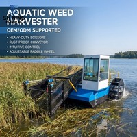 Unité de coupe d'algues aquatiques certifiée CE pour la gestion des étangs d'aquaculture
