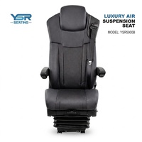 Siège conducteur ergonomique de luxe, étanche, à suspension pneumatique, confortable, pour camion International, design de siège de voiture modifié