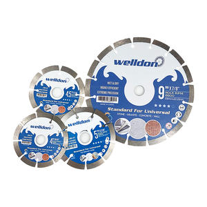 ใบเลื่อย<span class=keywords><strong>เพชร</strong></span>อุตสาหกรรมเวลดอน ขนาด 4 นิ้ว สำหรับตัดหินและกระเบื้อง ใบเลื่อยวงเดือนแบบเชื่อมประสาน OEM Turbo Cutter - Product Image 1