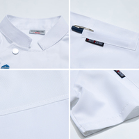 Vêtements de travail d'été pour chef de restaurant, uniforme de restauration à manches courtes pour hôtel, pâtisserie, cuisine occidentale