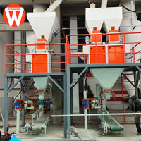Nouvel état 30 t/h usine de production d'aliments pour lapins et volailles entièrement automatique double silos ligne de machines d'alimentation pour volailles porcines
