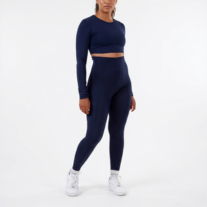 Leggings de equitación de alto rendimiento para mujer, de cintura alta, antideslizantes, con silicona en toda la asiento - Product Image 1