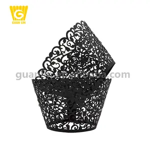 Little Vine Lace Filigree Wedding Paper Creative Bake Cupcake Cases Wrappers