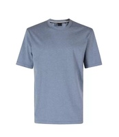 Camiseta Casual para Hombre 2026 con Pedrería, Ventilada, de Algodón Puro, Talla Grande, Estilo Retro, Exquisita y Transpirable