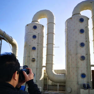 Depurador de Agua por Contacto Húmedo PP Tower con Motor para Purificación de Gases Residuales Industriales, 99.9% de Eficiencia - Product Image 1
