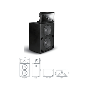 Sistema de <span class=keywords><strong>teatro</strong></span> profesional pasivo bidireccional, altavoz principal, equipo de refuerzo de sonido de <span class=keywords><strong>teatro</strong></span>, altavoz de frecuencia completa - Product Image 3