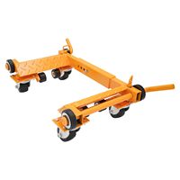 1ton dan 3ton mobil baja kapasitas Dolly dengan tuas mekanik tipe Go Wheel untuk mengangkat mobil