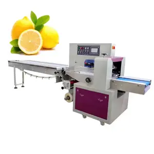 Horizontal Flowpack Packing Lemon Flow Pack Machine Price