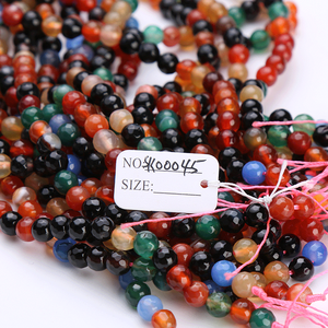 Piedras Preciosas Naturales para Joyería, Cuentas de Ágata, Diamante y Cornalina con Corte Brillante de 8mm y 3mm de Altura - Product Image 5