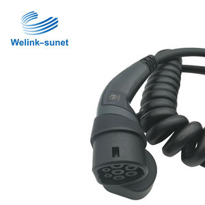 كابل شحن مخصص عالي الجودة للسيارات الكهربائية، 32 أمبير، 480 فولت، نوع 2، تصنيع حسب الطلب، أسلاك توصيل للشحن - Product Image 2