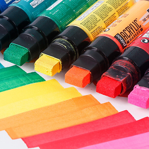 Marqueurs de peinture acrylique <span class=keywords><strong>Pebeo</strong></span>, encre opaque imperméable, tissu, art mural, toile, 0,7/1,2/4 mm, pointes biseautées de 15 mm, fournitures d'art, PLA en vrac - Product Image 4