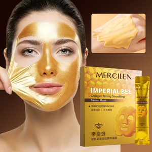 Collageno MERCILEN notte Peel Off maschera facciale idratante Anti Anti invecchiamento rughe 24k oro pappa reale <span class=keywords><strong>collagene</strong></span> Peel Off maschera facciale - Product Image 1