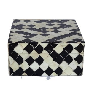 Indian Exporter Handmade Bone Inlay Decorative Storage Box with Floral Design Luxury Home Decor and Jewelry Organizer For Sale - Product Image 6