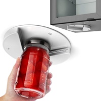 HUAJU INDUSTRIAL Boîte de couleur pouvant ouvrir l'outil Gadget de cuisine sous l'armoire Ouvre-bocal en verre à 3 trous à prise facile